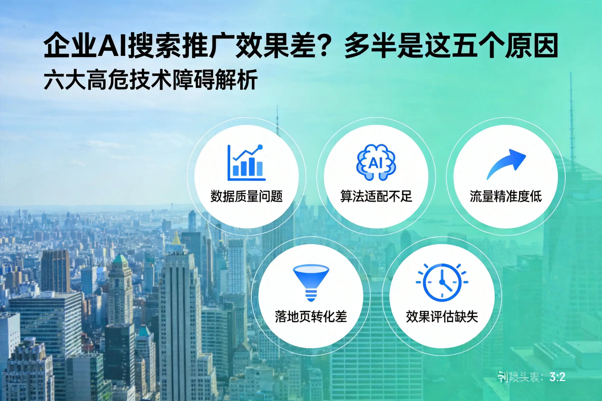 城关企业AI搜索推广效果差？多半是这五个原因